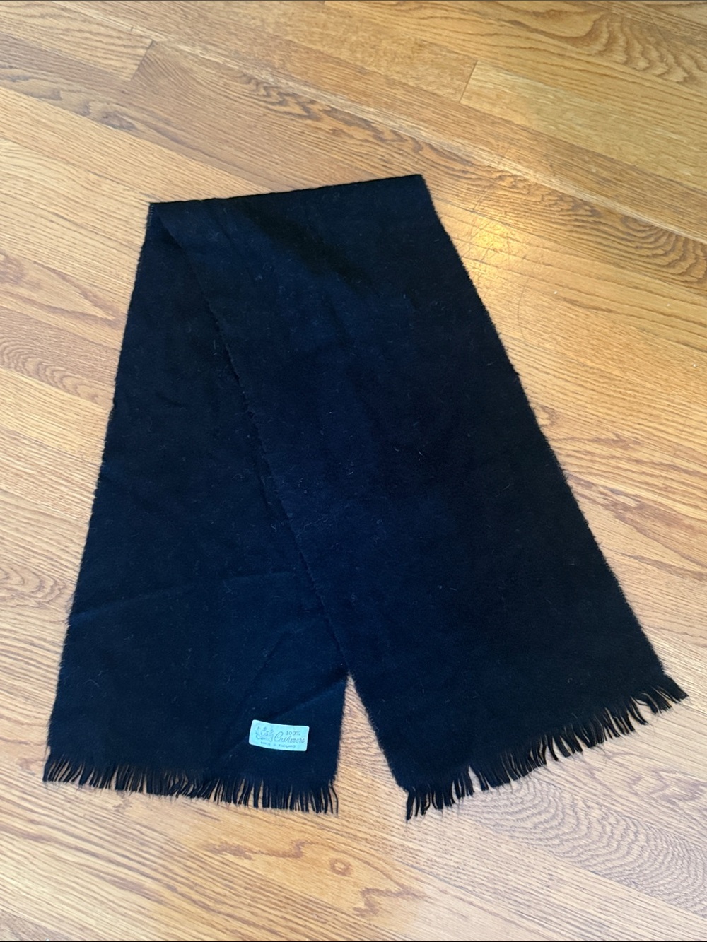 100% Cashmere Scarf Made In England Black Scarf Fall Winter Outdoors